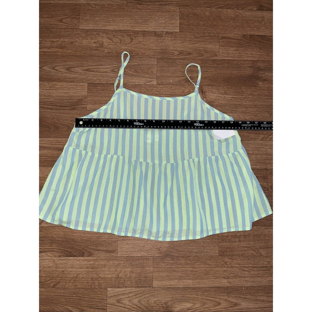 BP Women's Halter L Striped Pastel Girly Valley Girl Bimbo Festival Beach Vaca - Picture 5 of 6